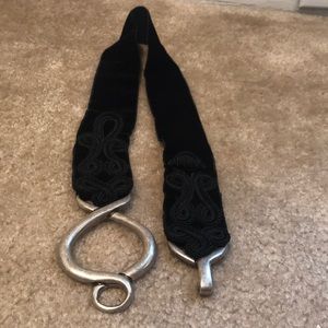 Suzi Roher Black Velvet Belt